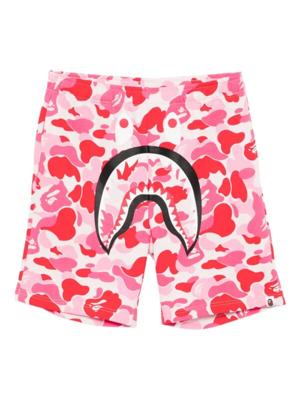 A BATHING APE® short à imprimé graphique - Rose