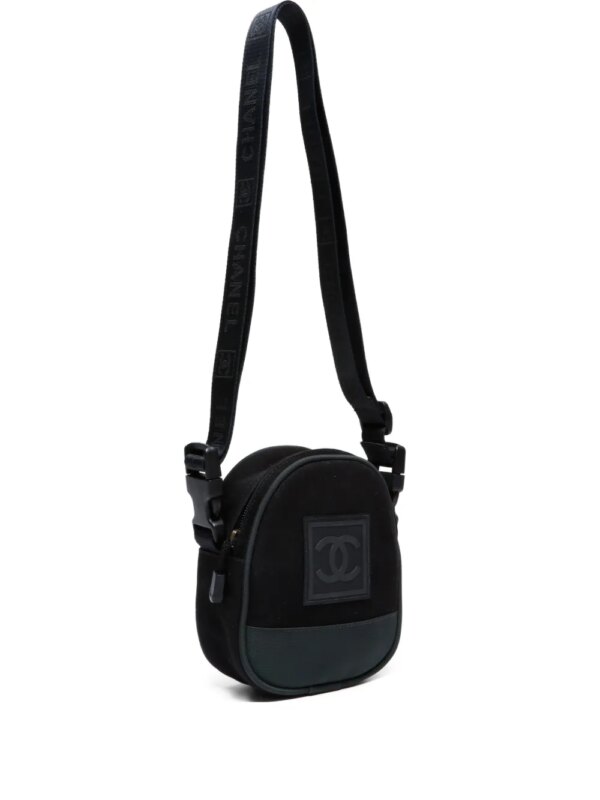 CHANEL Pre-Owned sac porté épaule CC-Mark Sport Line (2003-2004) - Noir