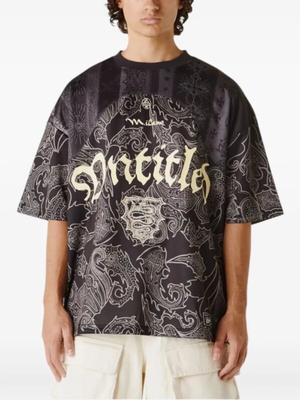 UNTITLED ARTWORKS t-shirt Sport à imprimé graphique - Noir