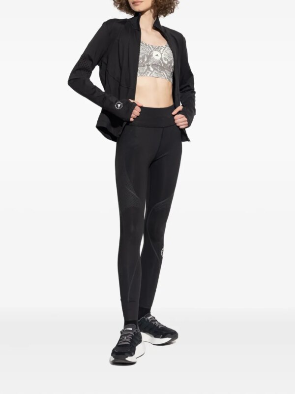 adidas by Stella McCartney Sport-bh met slangenprint en racerback - Grijs