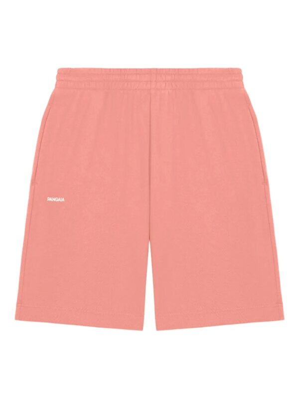 Pangaia Kids short de sport à logo imprimé - Rose