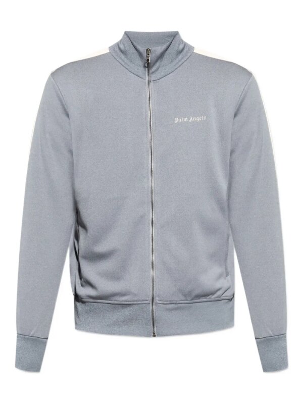 Palm Angels veste de sport à détails rayés - Gris