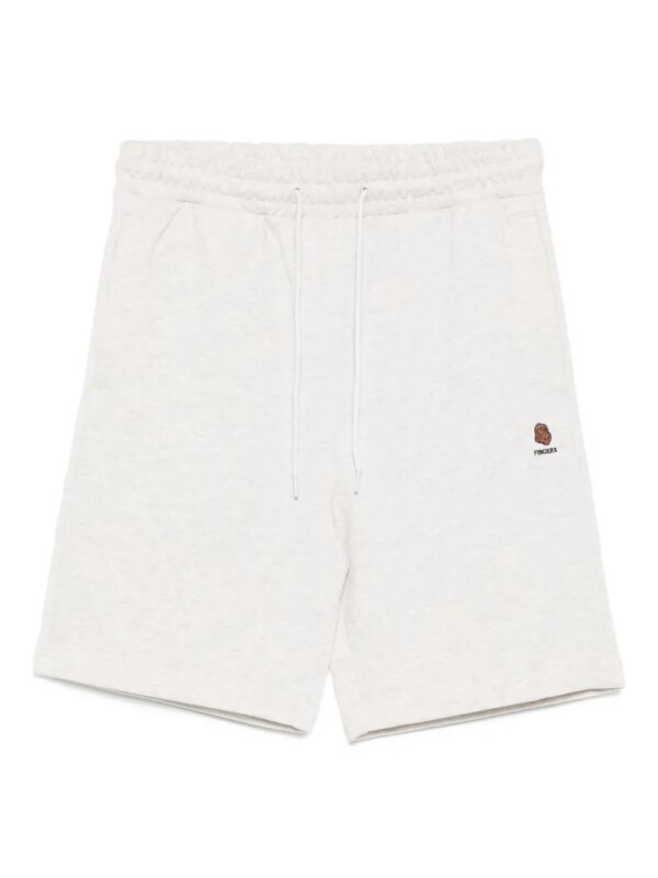 FINGERCROXX short chino droit - Gris
