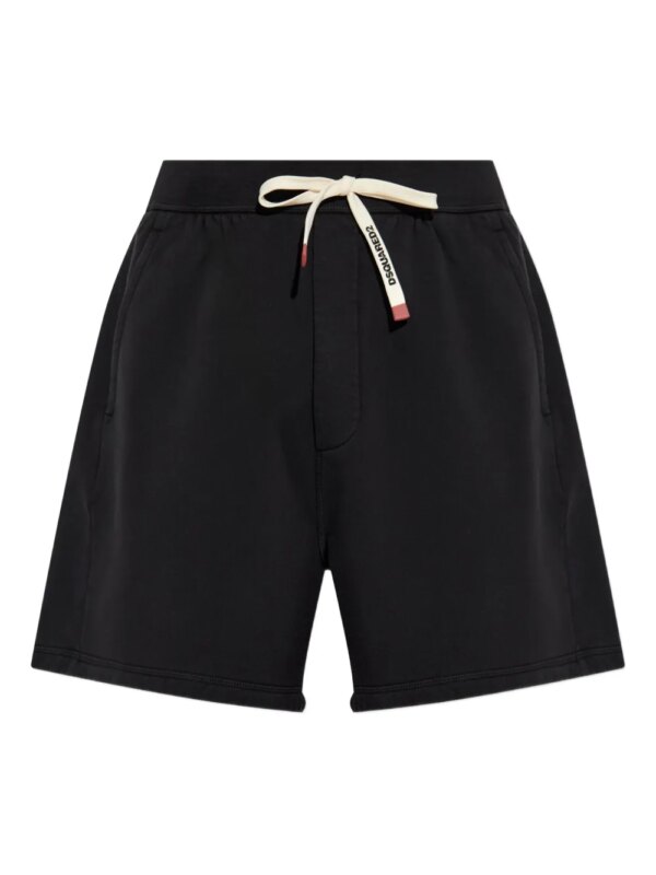 DSQUARED2 short à lien de resserrage - Noir