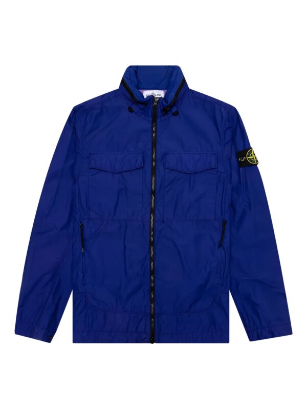 Stone Island veste à patch Compass - Bleu