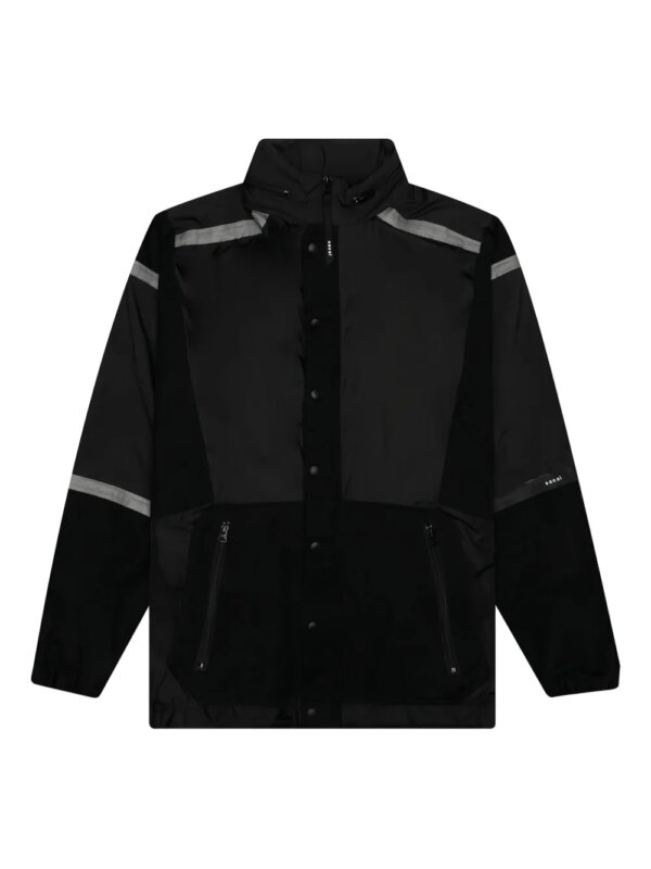 sacai veste à empiècements réfléchissants - Noir