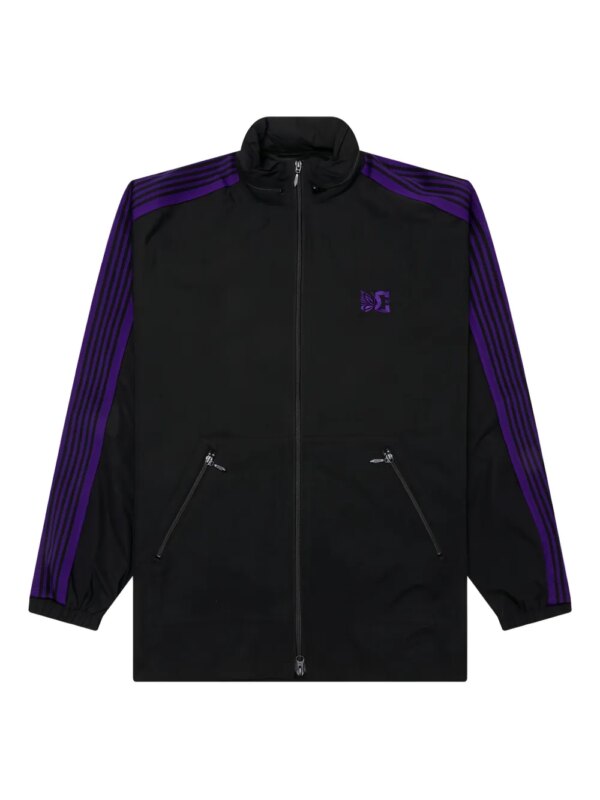 Needles x DC Shoes veste zippée à détails rayés - Noir