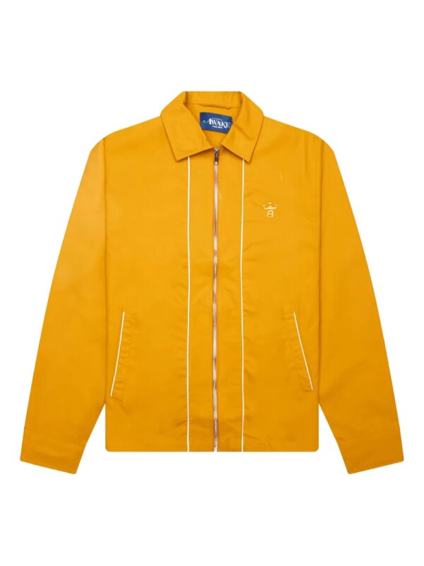 Awake NY veste zippée à détail brodé - Jaune