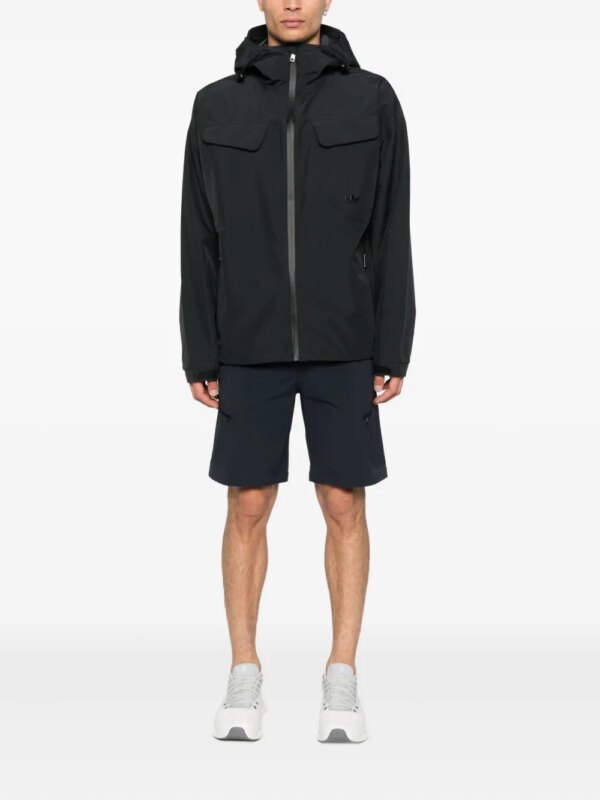 adidas Jack met capuchon en zak - Zwart