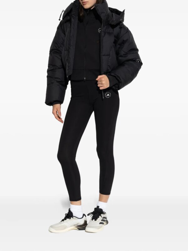 adidas by Stella McCartney x Stella McCartney legging verfraaid met logo - Zwart