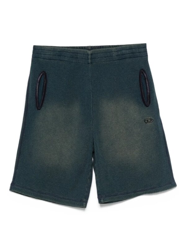 Diesel short à poches texturée - Bleu