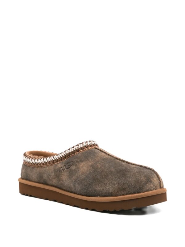 UGG Tasman Baxter slippers met gevlochten afwerking - Bruin