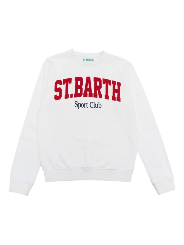 MC2 Saint Barth Kids sweat Hutton - Blanc