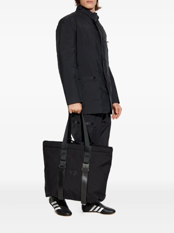 Y-3 Shirtjack met knoopsluiting - Zwart