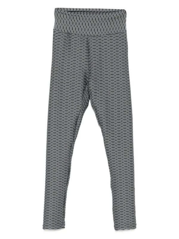 Tessitura Body Couture legging à design plissé - Gris