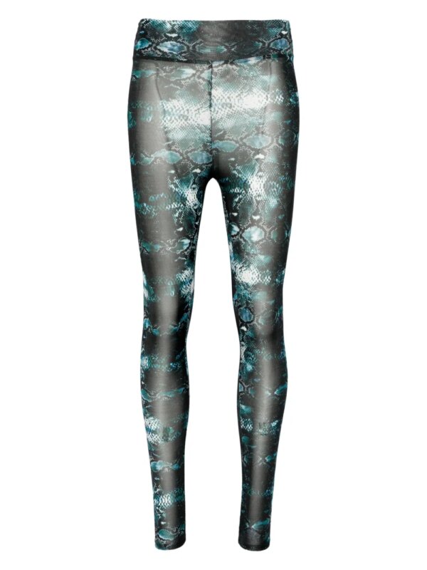 Tessitura Body Couture legging à imprimé peau de serpent - Vert