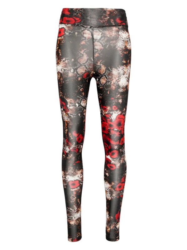 Tessitura Body Couture ^ legging à imprimé floral - Marron