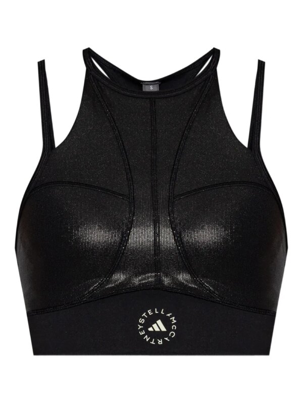 adidas by Stella McCartney brassière de sport à empiècements - Noir