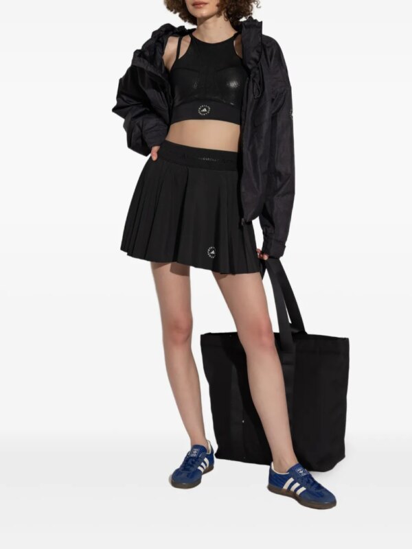 adidas by Stella McCartney Sport-bh met vlakken - Zwart