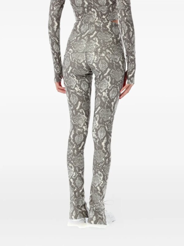adidas by Stella McCartney Legging met slangenprint - Grijs
