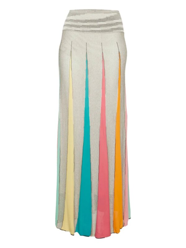 Missoni Sport Vintage jupe plissée à rayures - Gris