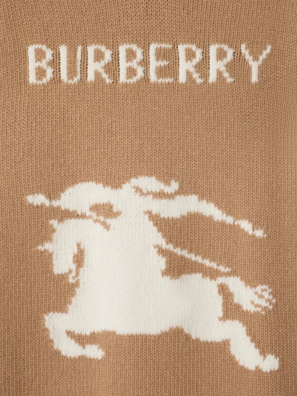 Burberry Sweater met logo - Beige