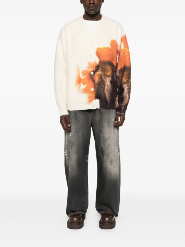 Y-3 Vest met grafische print - Beige