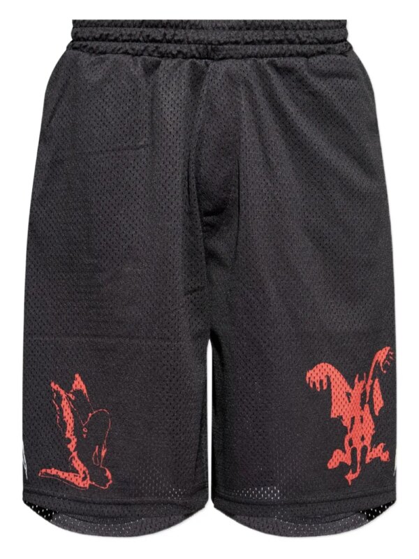 44 LABEL GROUP short à imprimé graphique - Noir