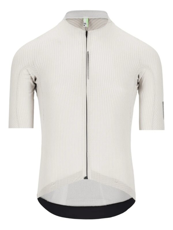 Q36.5 haut rayé à manches courtes - Blanc