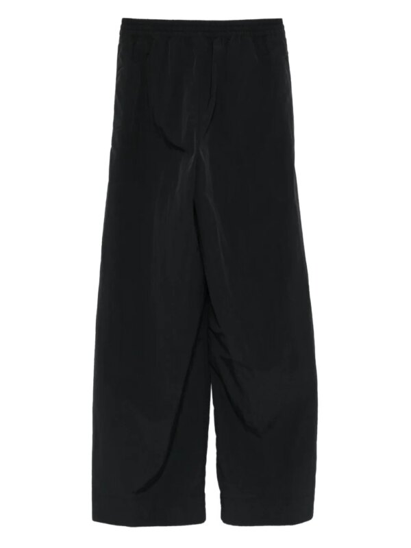 Y-3 Joggingbroek met trekkoord en wijde pijpen - Zwart