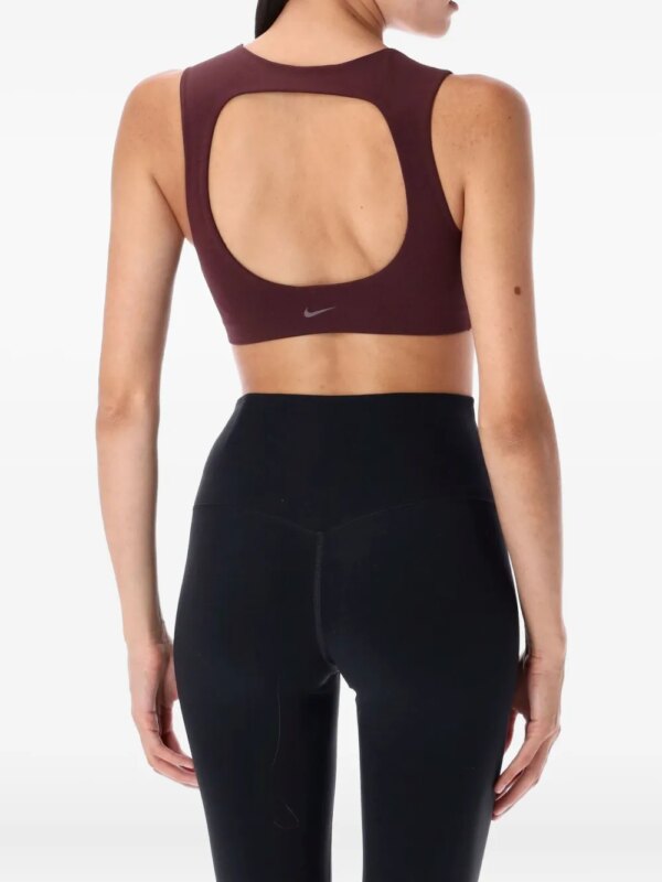Nike Active top met vierkante hals - Rood