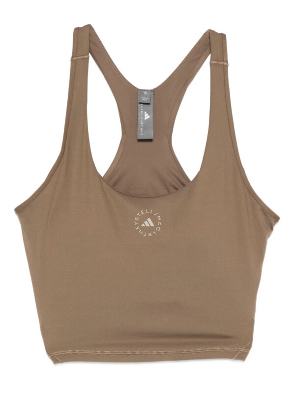 adidas by Stella McCartney débardeur à dos nageur - Marron