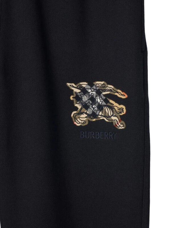 Burberry Geruite broek - Zwart