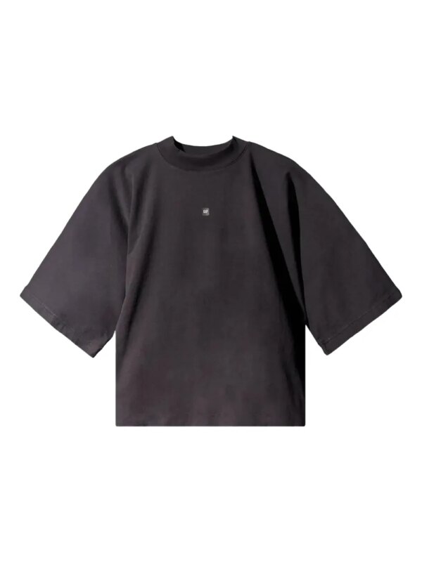 YEEZY GAP ENGINEERED BY BALENCIAGA t-shirt crop à logo - Noir