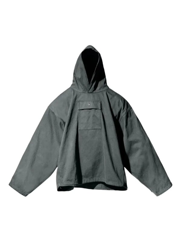 YEEZY GAP ENGINEERED BY BALENCIAGA hoodie à fini satiné - Gris