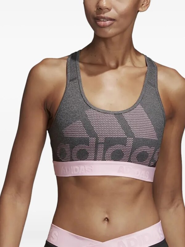 adidas brassière de sport Stadium Don't Rest Alphaskin 'Grey' - Gris