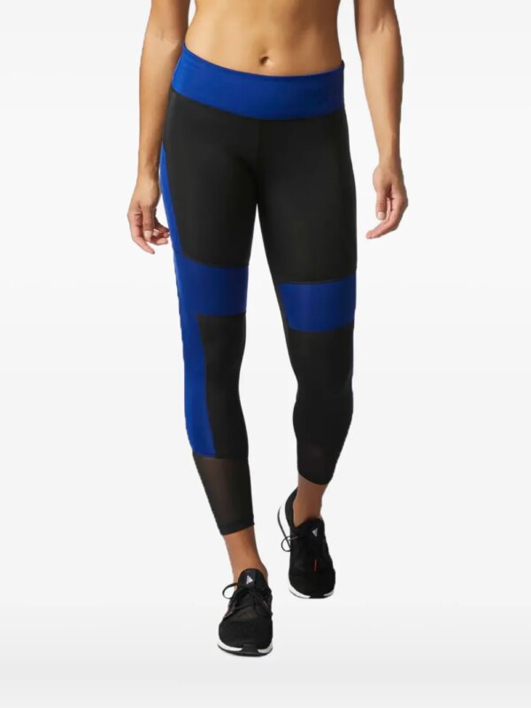 adidas legging à empiècements contrastants - Bleu