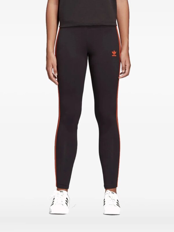 adidas legging à rayures - Noir
