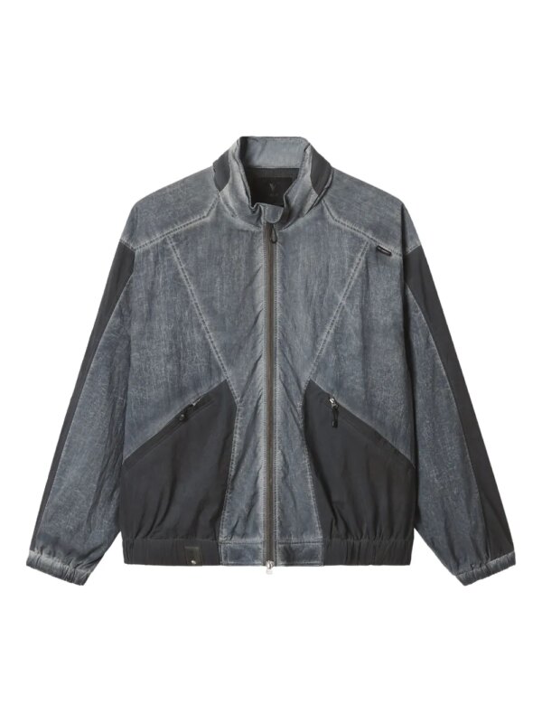 FIVE CM coupe-vent zippé à empiècements - Gris