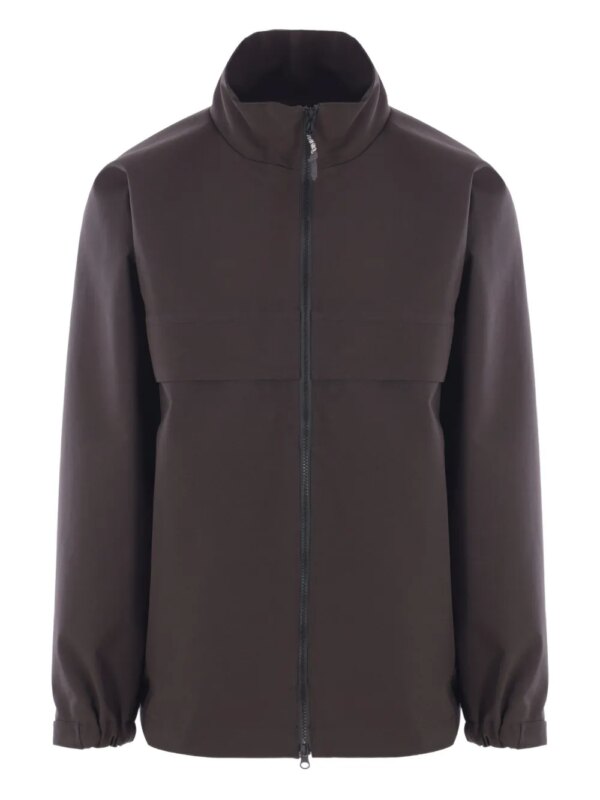 GR10K coupe-vent zippé à col montant - Gris