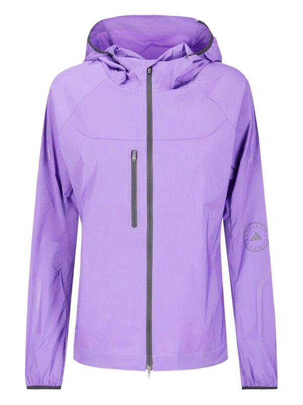 adidas by Stella McCartney veste zippée à capuche - Violet