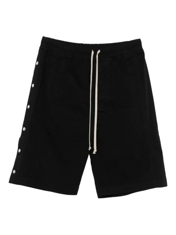 Rick Owens DRKSHDW short boutonné à lien de resserrage - Noir