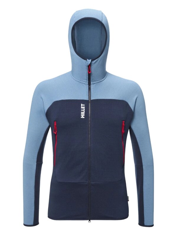 MILLET veste Fusion Grid à capuche - Bleu
