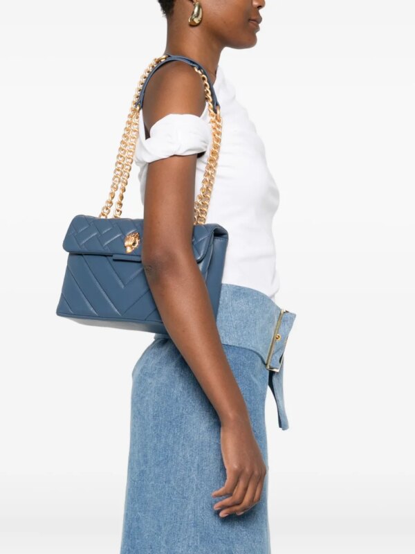 Kurt Geiger London Gewatteerde schoudertas - Blauw