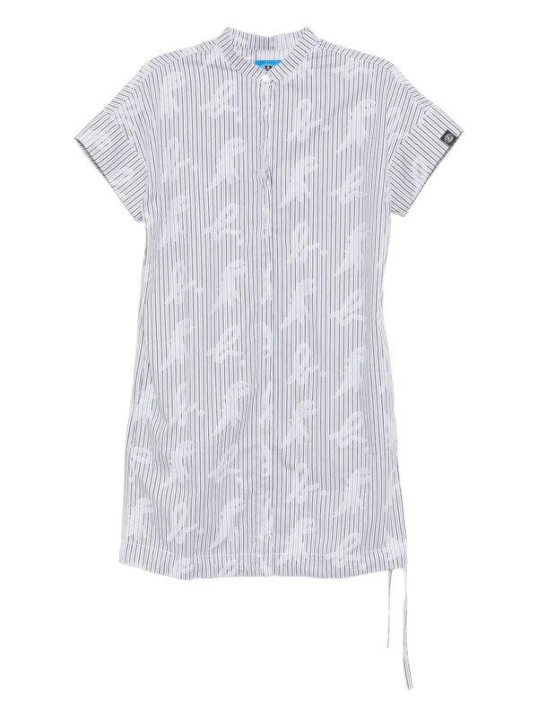 SPORT b. by agnès b. robe à logo imprimé - Gris