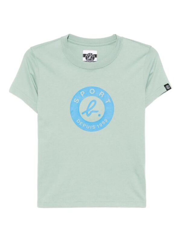 SPORT b. by agnès b. t-shirt à logo imprimé - Vert