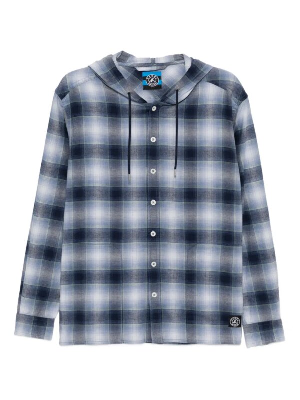 SPORT b. by agnès b. chemise à carreaux - Bleu