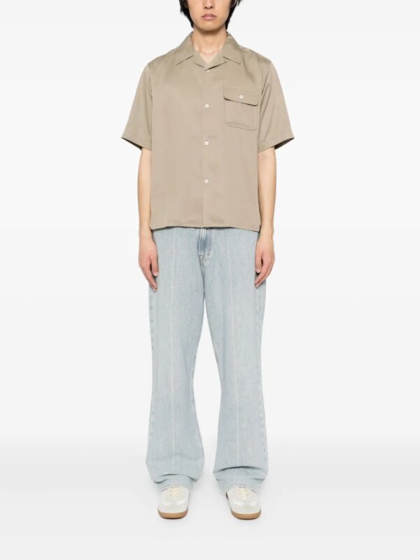 SPORT b. by agnès b. Tencel overhemd - Bruin