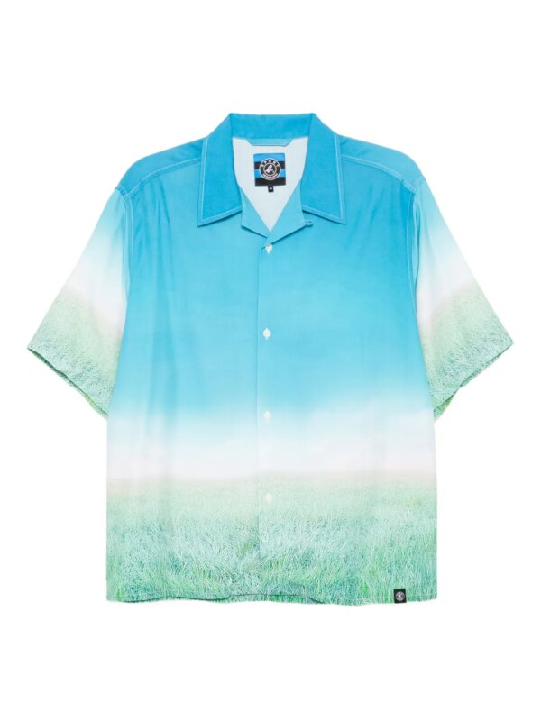 SPORT b. by agnès b. chemise Dino Cloud - Bleu