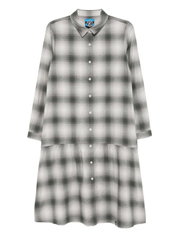 SPORT b. by agnès b. robe à carreaux - Vert